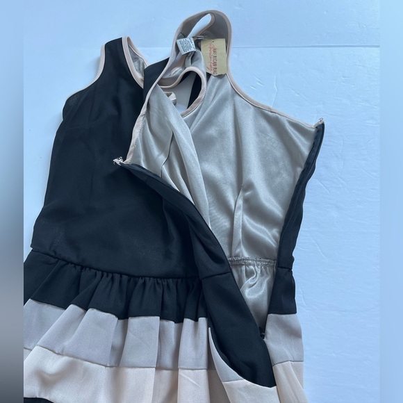 American Rag Santa Rosa Racerback Black and Cream Dress Size medium With Tags - Picture 5 of 11